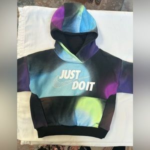 Nike Little Kid's Sportswear Illuminate Fleece Pullover Hoodie 86K246 NWT